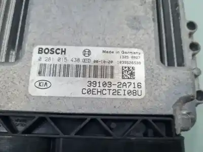 Peça sobressalente para automóvel em segunda mão centralina de motor uce por kia ceed emotion 116 cv / 85 kw referências oem iam 391032a716