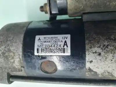 Peça sobressalente para automóvel em segunda mão MOTOR DE ARRANQUE por MITSUBISHI MONTERO (V60/V70)  Referências OEM IAM ME204424  