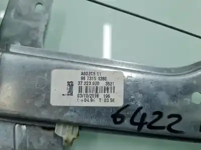 Piesă de schimb auto la mâna a doua mecanism acționare geam fațã dreapta pentru peugeot 208 1.0 vti referințe oem iam 9673154380