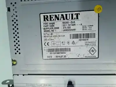 Автозапчасти б/у многофункциональный дисплей за renault captur dynamique ссылки oem iam 281150198r  