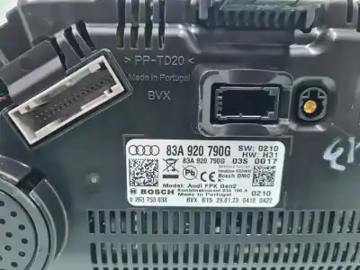 Автозапчастина б/у панель інструментів для audi q3 (f3b) 35 tdi advanced посилання на oem iam 83a920790g  