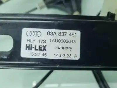 Peça sobressalente para automóvel em segunda mão elevador de vidros dianteira esquerda por audi q3 (f3b) 35 tdi advanced referências oem iam 83a837461