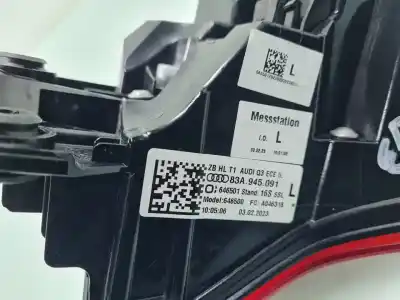 Автозапчасти б/у левый задний фонарь за audi q3 (f3b) 35 tdi advanced ссылки oem iam 83a945091  