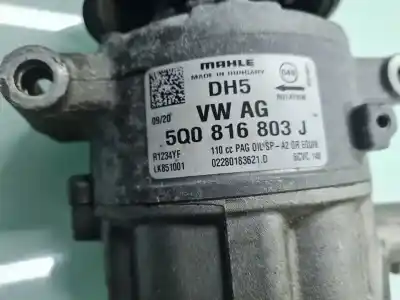 Piesă de schimb auto la mâna a doua COMPRESOR DE AER CONDIȚIONAT pentru VOLKSWAGEN TIGUAN  Referințe OEM IAM 5Q0816803J  