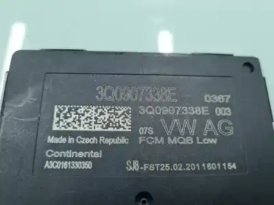 Pièce détachée automobile d'occasion MODULE ÉLECTRONIQUE pour VOLKSWAGEN TIGUAN  Références OEM IAM 3Q0907338E  