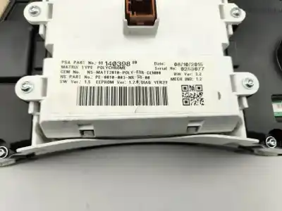 Peça sobressalente para automóvel em segunda mão quadrante por peugeot 508 active referências oem iam 9814039880  