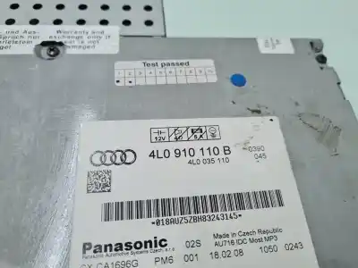 Автозапчасти б/у аудиосистема / радио cd за audi q7 (4l) 3.0 v6 24v tdi ссылки oem iam 4l0910110b  