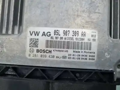 Second-hand car spare part ecu engine control for skoda octavia lim. (nx3) ambition oem iam references 05l907309aa  