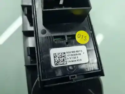 Peça sobressalente para automóvel em segunda mão botão / interruptor elevador vidro dianteiro esquerdo por skoda octavia lim. (nx3) ambition referências oem iam 5g0959857d  