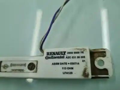 Peça sobressalente para automóvel em segunda mão antena por renault captur dynamique referências oem iam 285900007r  