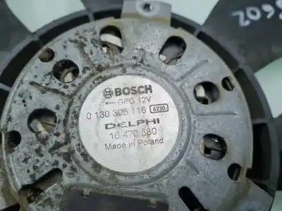 Peça sobressalente para automóvel em segunda mão termoventilador elétrico por opel zafira (c) expression start/stop referências oem iam 0130308116