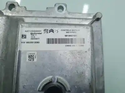 Second-hand car spare part ecu engine control for citroen c3 aircross feel oem iam references 9800913080