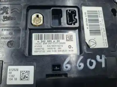 Second-hand car spare part multifunction display for citroen c3 aircross feel oem iam references 9824298580