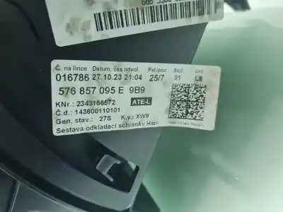 Peça sobressalente para automóvel em segunda mão porta luvas por seat ateca style * referências oem iam 576857095e  