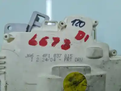 Second-hand car spare part left front door lock for audi a6 berlina (4f2) 3.0 tdi quattro (165kw) oem iam references 4f1837015