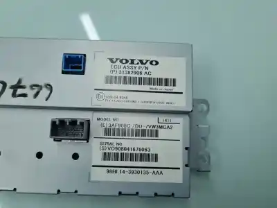 Second-hand car spare part multifunction display for volvo v40 r-design oem iam references 31382906ac  