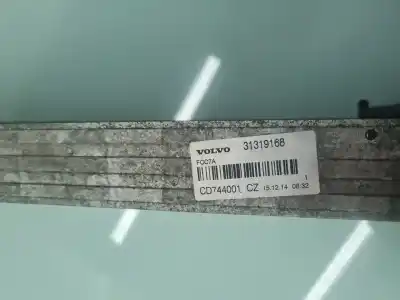 Peça sobressalente para automóvel em segunda mão intercooler por volvo v40 r-design referências oem iam 31319168  