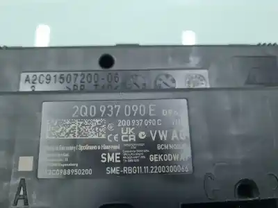 Second-hand car spare part electronic module for seat arona fr oem iam references 2q0937090e  