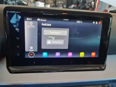 Second-hand car spare part multifunction display for seat arona fr oem iam references 5fj919606a  