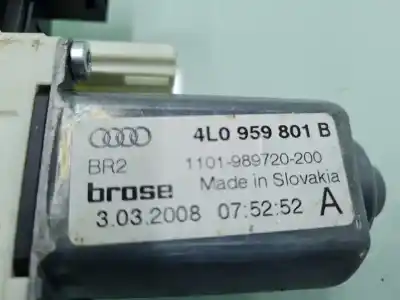 Автозапчасти б/у мотор заднего левого стекла за audi q7 (4l) 3.0 v6 24v tdi ссылки oem iam 4l0959801b  