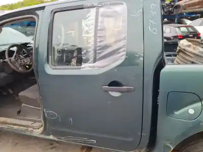 Автозапчастина б/у двері задні ліві для nissan navara pick-up (d40m) 2.5 dci diesel cat посилання на oem iam   