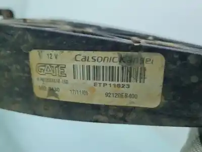 Автозапчастина б/у електро вентилятор для nissan navara pick-up (d40m) doble cab le 4x4 посилання на oem iam 92120eb400  