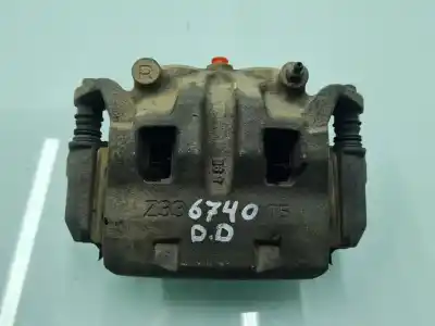 Автозапчастина б/у передній правий гальмівний супорт для nissan navara pick-up (d40m) doble cab le 4x4 посилання на oem iam   