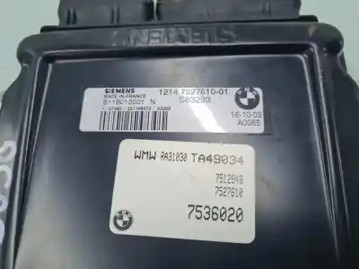 Second-hand car spare part ecu engine control for bmw mini (r50,r53) one oem iam references 7527610  
