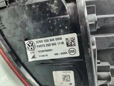 Peça sobressalente para automóvel em segunda mão farolim traseiro esquerdo por volkswagen polo sport referências oem iam 2g0945095b