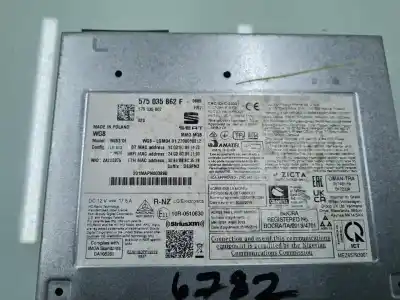 Second-hand car spare part gps navigation system for seat arona fr oem iam references 575035862f  