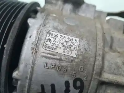 Second-hand car spare part AIR CONDITIONING COMPRESSOR for PEUGEOT 508  OEM IAM references 9675655880  