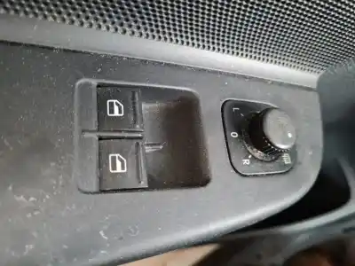 Peça sobressalente para automóvel em segunda mão Botão / Interruptor Elevador Vidro Dianteiro Esquerdo por VOLKSWAGEN GOLF V (1K1) (10.2003) CAXA Referências OEM IAM   