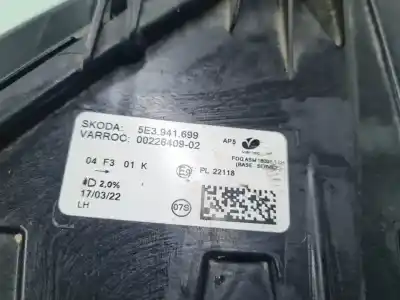 Автозапчастина б/у ліва протитутмана для skoda octavia combi (nx5) ambition 116 cv / 85 kw посилання на oem iam 5e3941699  