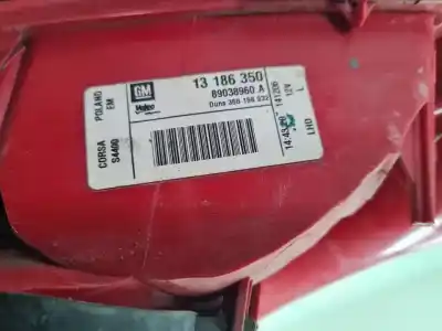 Second-hand car spare part left tailgate light for opel corsa d catch me oem iam references 13186350  