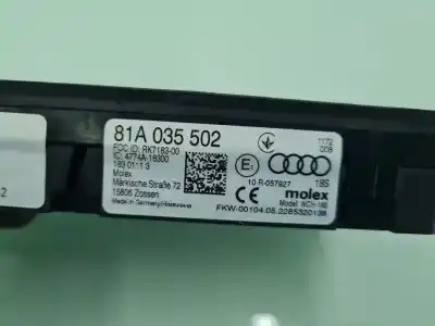 Second-hand car spare part electronic module for seat arona fr oem iam references 81a035502  