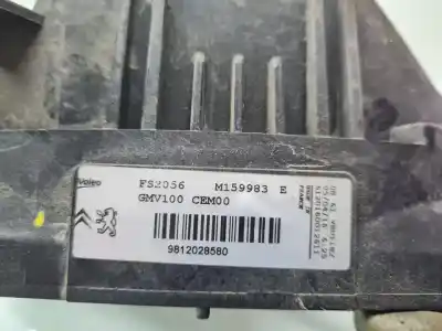 Автозапчастина б/у електро вентилятор для citroen c-elysée seduction посилання на oem iam 9812028580  