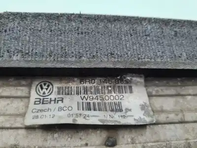 Автозапчастина б/у інтеркулер для volkswagen polo v (6r1, 6c1) 1.2 tdi посилання на oem iam 6r0145805
