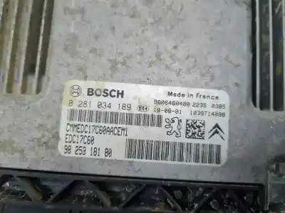 Автозапчасти б/у БЛОК УПРАВЛЕНИЯ ДВИГАТЕЛЕМ за CITROEN BERLINGO FURGÓN  ссылки OEM IAM 9825318180  