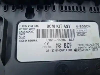 Peça sobressalente para automóvel em segunda mão caixa de fusíveis e relés por ford kuga hybrid st-line referências oem iam lx6t15604bcf  