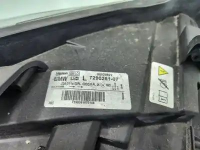 Second-hand car spare part left headlight for bmw x1 (e84) sdrive 18d oem iam references 729026107  