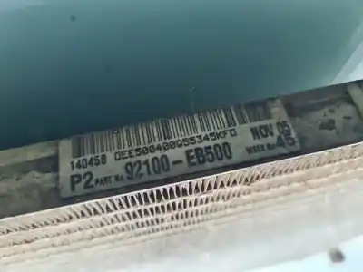 Автозапчасти б/у конденсатор / радиатор кондиционера воздуха за nissan navara pick-up (d40m) 2.5 dci diesel cat ссылки oem iam ee50065400  