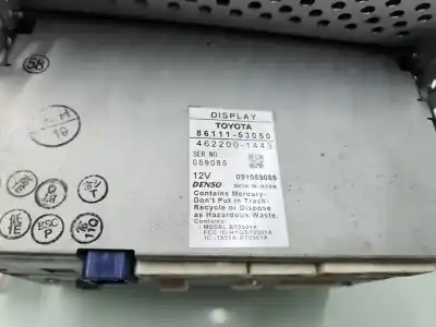 Second-hand car spare part multifunction display for lexus is200 (ds2/is2) 220d oem iam references 8611153050  