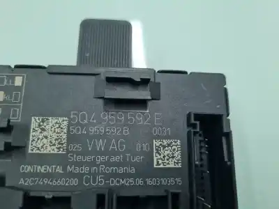 Second-hand car spare part electronic module for seat leon st (5f8) 1.6 tdi oem iam references 5q4959592e  