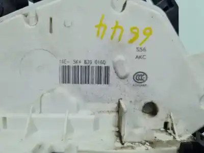 Автозапчастина б/у замок заднього правого дверя для seat leon st (5f8) 1.6 tdi посилання на oem iam 5k4839016q  