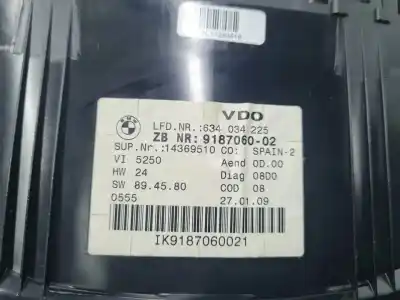 Peça sobressalente para automóvel em segunda mão quadrante por bmw serie 3 coupe (e92) e92 coupé 320d referências oem iam 9187060  