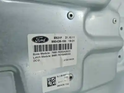 Second-hand car spare part driver left window regulator for ford kuga (cbv) titanium 4x2 oem iam references 7m51r203a29dd  
