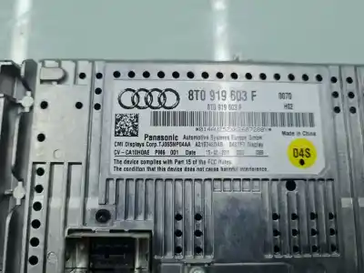 Автозапчасти б/у многофункциональный дисплей за audi a4 b8 (8k2) 2.0 tdi ссылки oem iam 8t0919603f