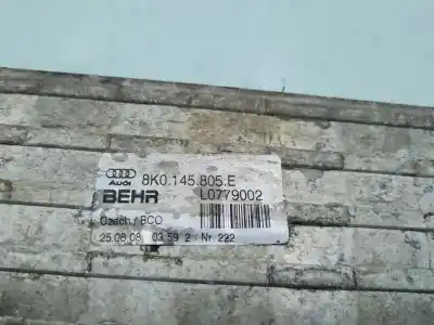Peça sobressalente para automóvel em segunda mão intercooler por audi a4 berlina (b8) básico referências oem iam 8k0145805e  