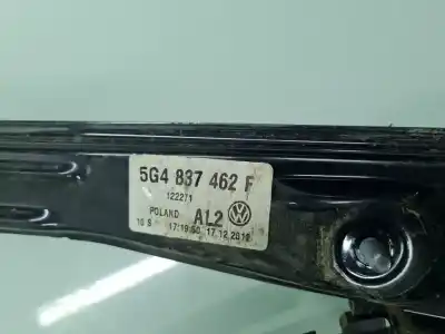 Piesă de schimb auto la mâna a doua mecanism acționare geam fațã dreapta pentru vw golf vii (5g1, bq1, be1, be2) 1.6 tdi referințe oem iam 5g4837462f  