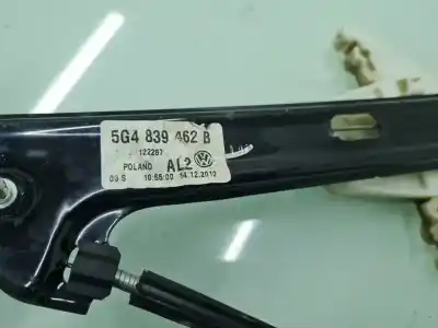 Piesă de schimb auto la mâna a doua mecanism actionare geam spate dreapta pentru vw golf vii (5g1, bq1, be1, be2) 1.6 tdi referințe oem iam 5g4839462b  